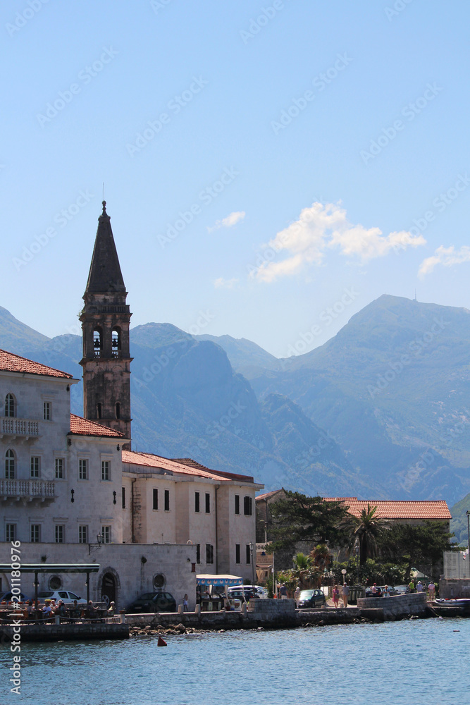 Fototapeta premium Perast town, Montenegro