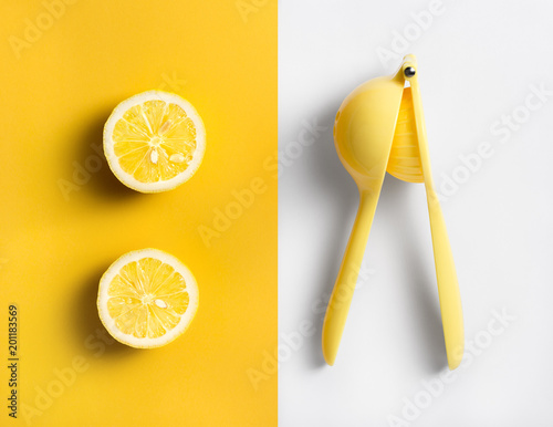 Fruit Lemon Lime Orange Squeezer Manual Hand Press Citrus  fruit Juicer Tool. photo