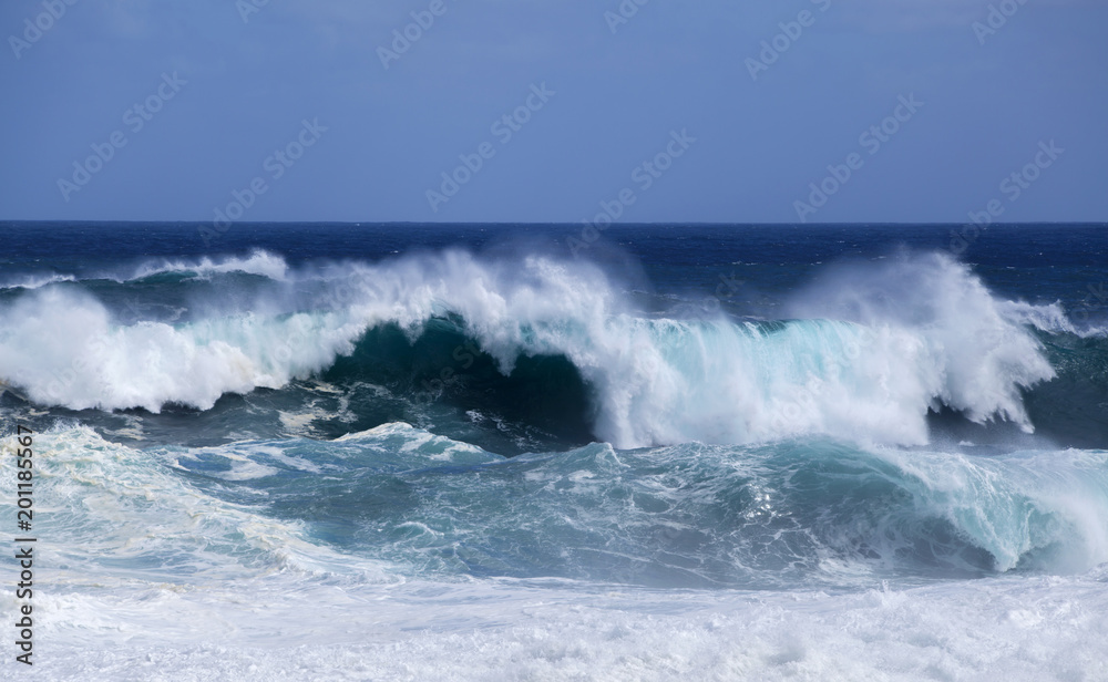 Gran Canaria, foamy waves