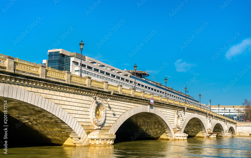 The Pont de Bercy, a bridge over the Seine in Paris, France