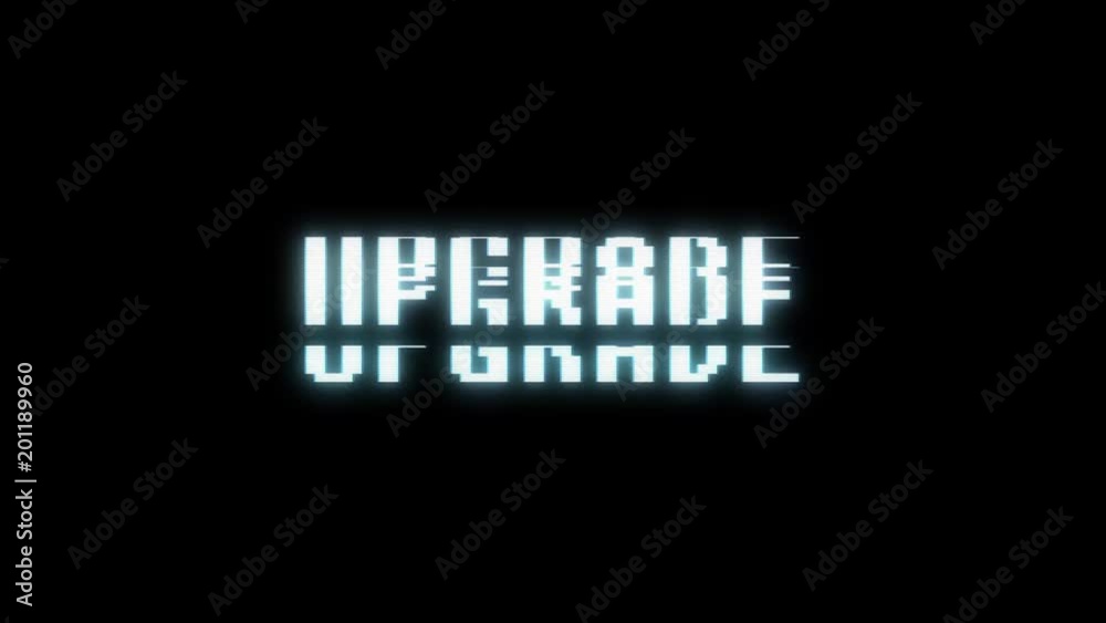 retro videogame UPGRADE text computer old tv glitch interference noise screen animation seamless loop New quality universal vintage motion dynamic animated background colorful joyful video retro videogame UPGRADE text computer old tv glitch interference noise screen animation seamless loop New quality universal vintage motion dynamic animated background colorful joyful video
