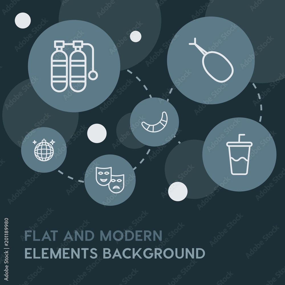food, drinks, travel outline vector icons and elements background with circle bubbles networks...Multipurpose use on websites, presentations, brochures and more food, drinks, travel outline vector icons and elements background with circle bubbles networks...Multipurpose use on websites, presentations, brochures and more
