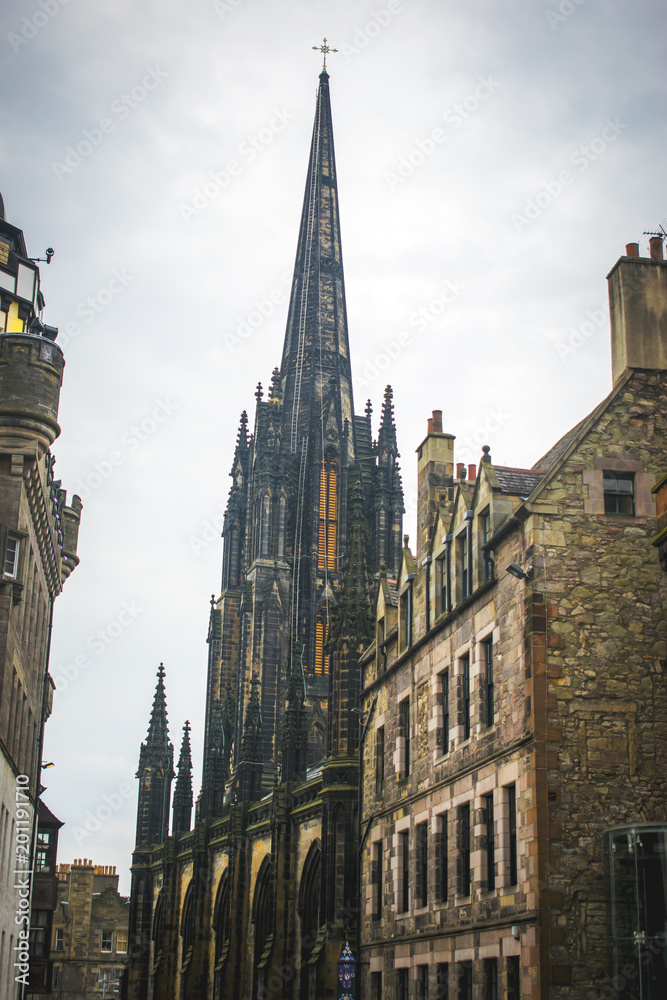 Edinburgh Architecture Traditional Scottish buildings houses Edinburgh monuments and landmarks castle  travel to Scotland Scotland tourism concept Europe tourist Edinburgh Travel  