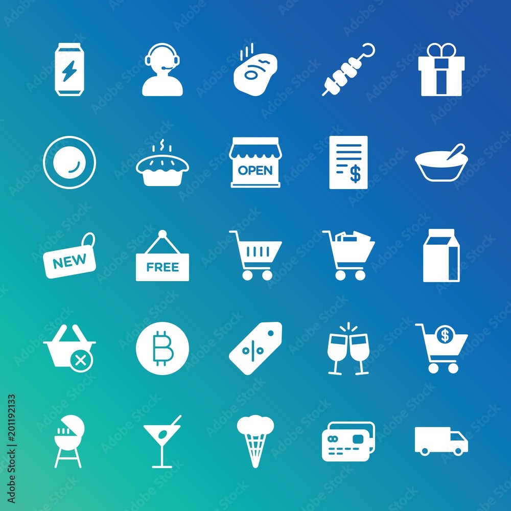 Modern Simple Set of food, drinks, shopping Vector fill Icons. ..Contains such Icons as beverage, truck, finance, can, payment, cart and more on gradient background. Fully Editable. Pixel Perfect. Modern Simple Set of food, drinks, shopping Vector fill Icons. ..Contains such Icons as beverage, truck, finance, can, payment, cart and more on gradient background. Fully Editable. Pixel Perfect.