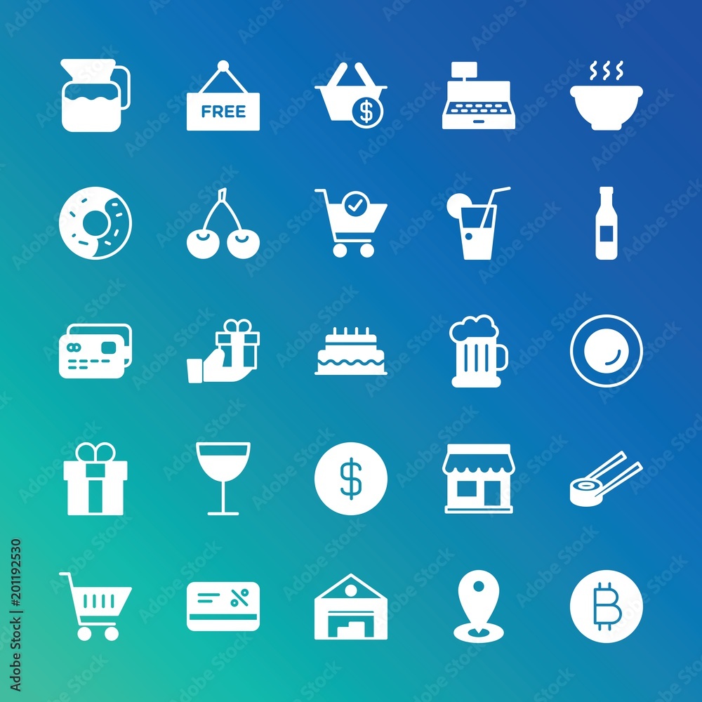 Modern Simple Set of food, drinks, shopping Vector fill Icons. ..Contains such Icons as industry, discount, gift, fish, white, buy and more on gradient background. Fully Editable. Pixel Perfect. Modern Simple Set of food, drinks, shopping Vector fill Icons. ..Contains such Icons as industry, discount, gift, fish, white, buy and more on gradient background. Fully Editable. Pixel Perfect.