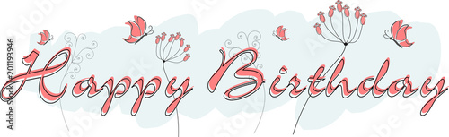 Happy Birthday - Grußkarte