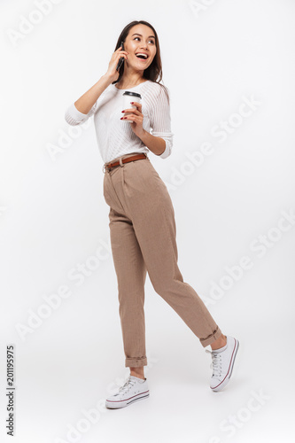 Portrait of a cheerful asian businesswoman