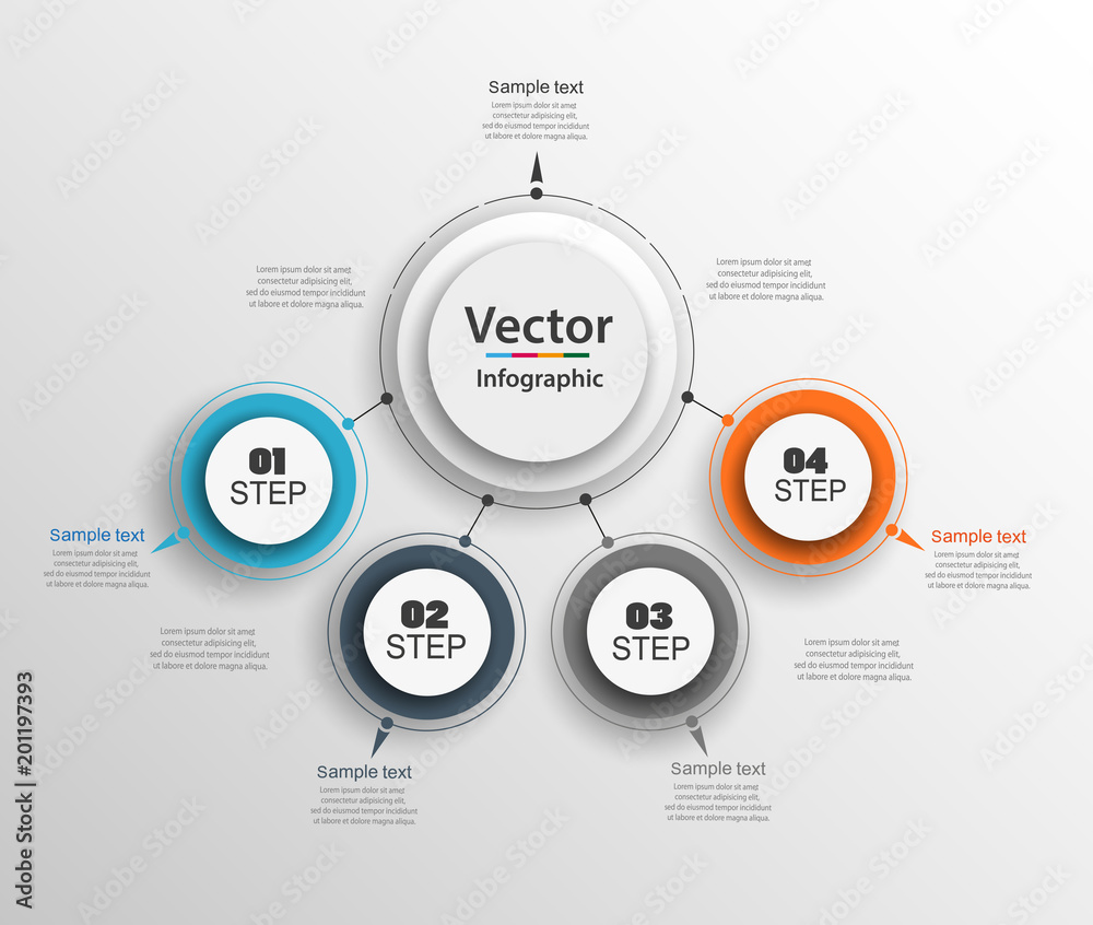 Abstract infographics number options template. Can be used for workflow layout, diagram, business step options, banner, web design. Vector Eps 10 Abstract infographics number options template. Can be used for workflow layout, diagram, business step options, banner, web design. Vector Eps 10