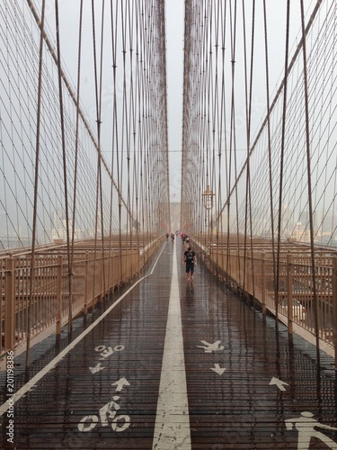 Brooklyn Bridge in the Rain #201198386