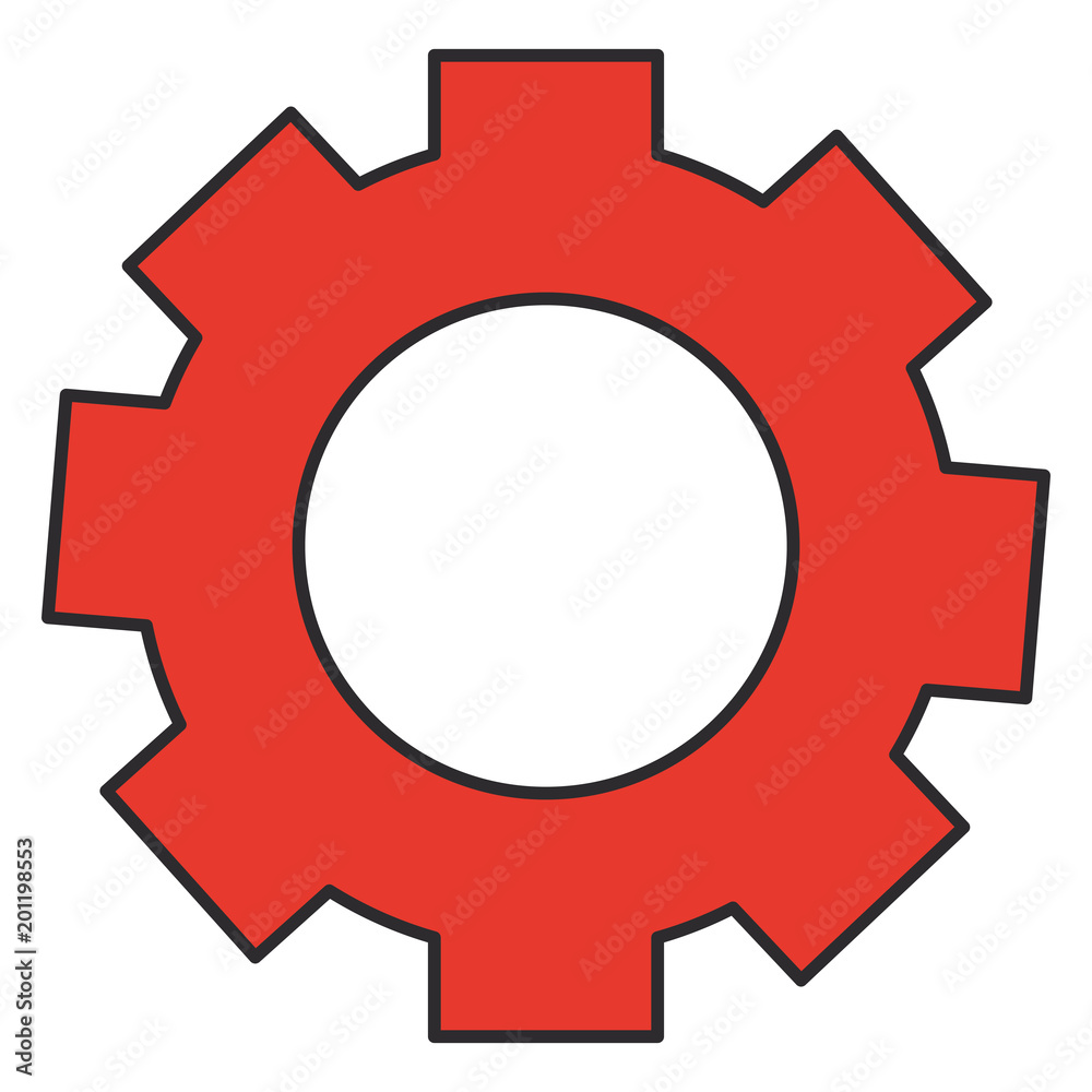 gears machinery isolated icon vector illustration design