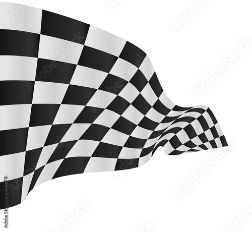 checkered flag background vector race design