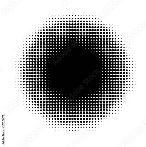 dot halftone. dotted design element abstract morph art background