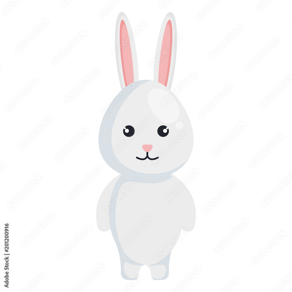 cute rabbit animal character vector illustration design cute rabbit animal character vector illustration design