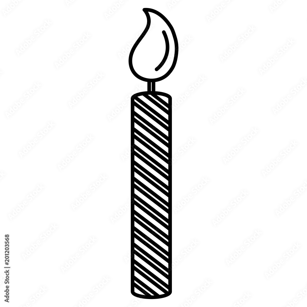 birthday candle isolated icon vector illustration design birthday candle isolated icon vector illustration design