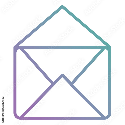envelope mail isolated icon vector illustration design