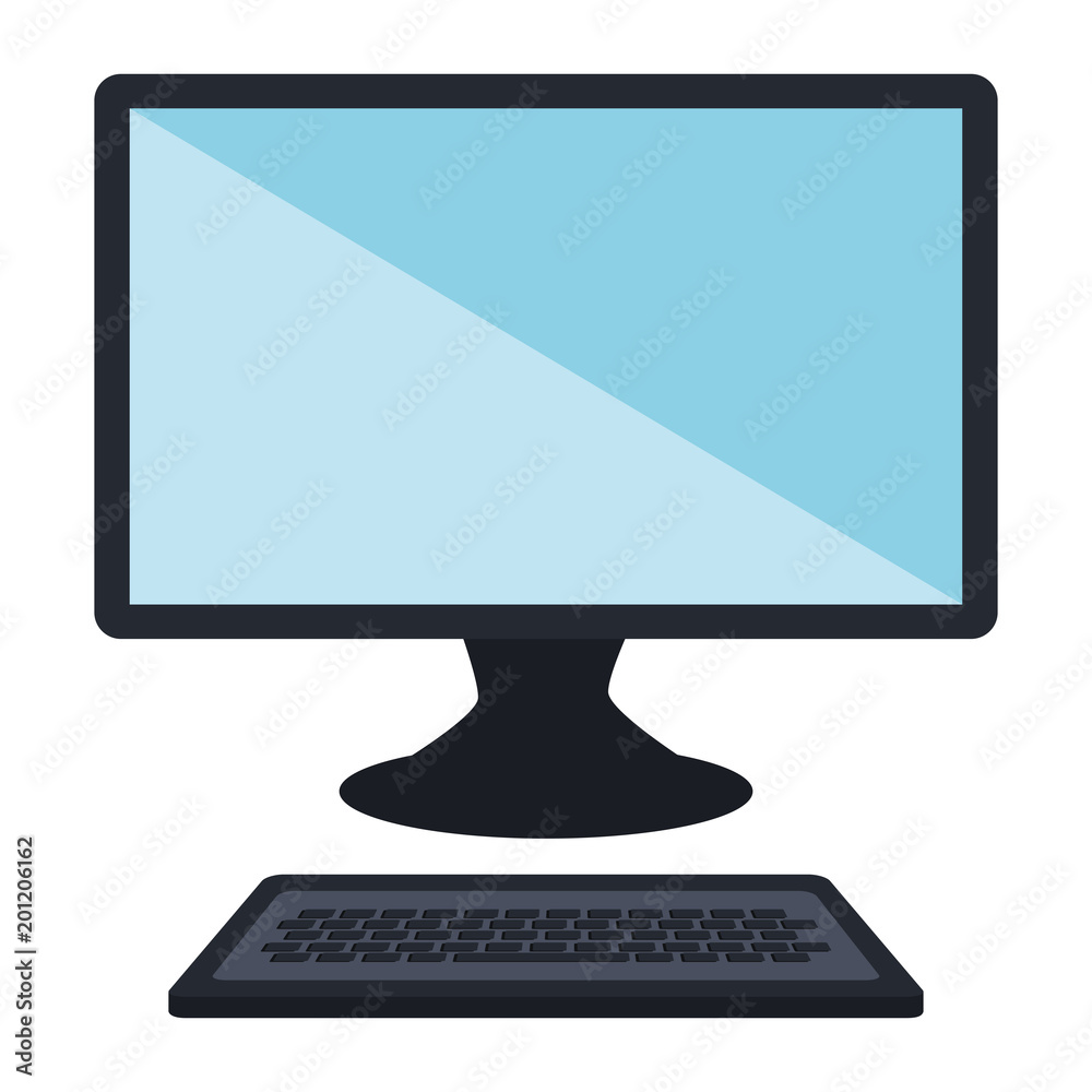 desktop computer isolated icon vector illustration design desktop computer isolated icon vector illustration design