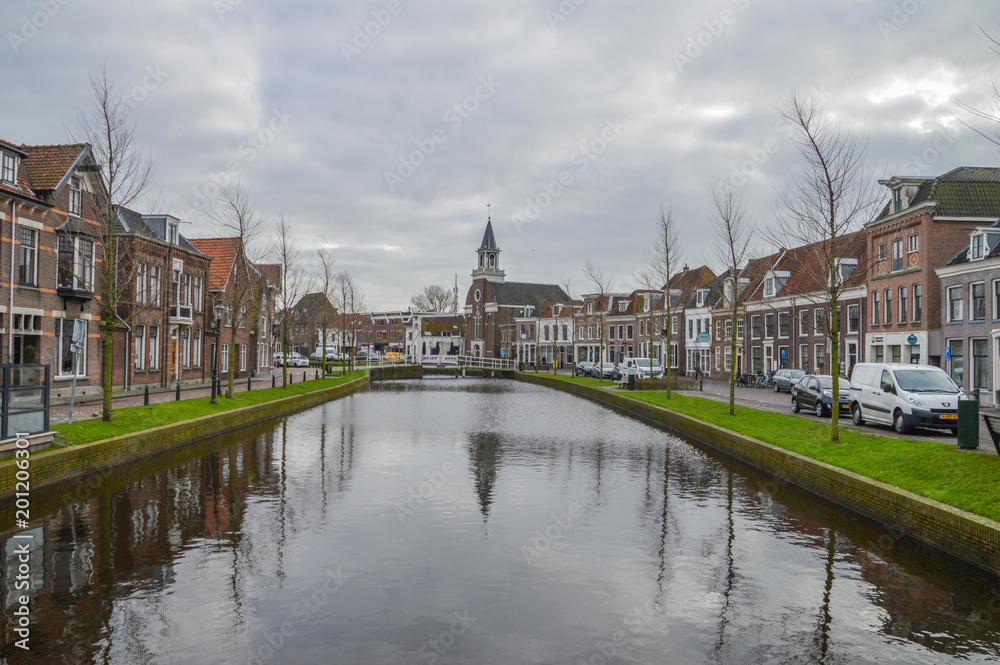 Centrum Of The City Weesp The Netherlands
