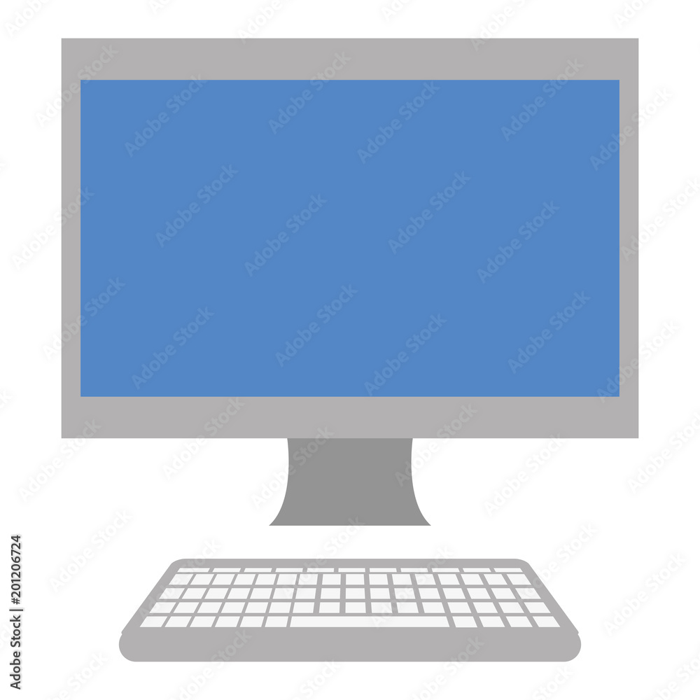 desktop computer isolated icon vector illustration design desktop computer isolated icon vector illustration design