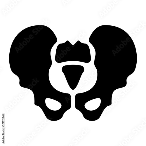 Medizin & Gesundheit Icon - Hüftknochen