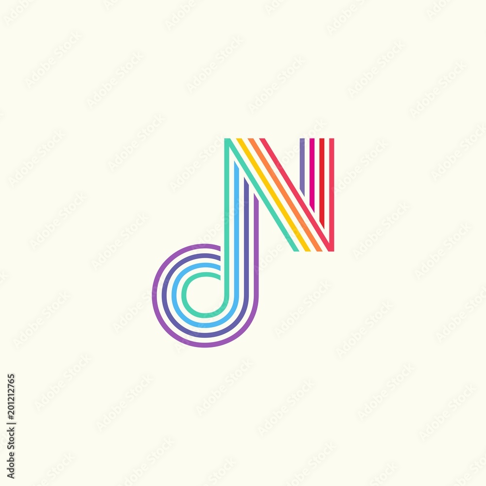 N letter logo design for company or initial N letter logo design for company or initial