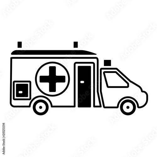 Medizin & Gesundheit Icon - Krankenwagen