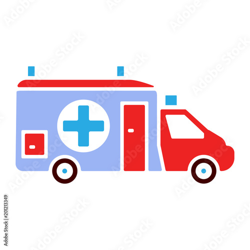 Medizin & Gesundheit Icon - Krankenwagen