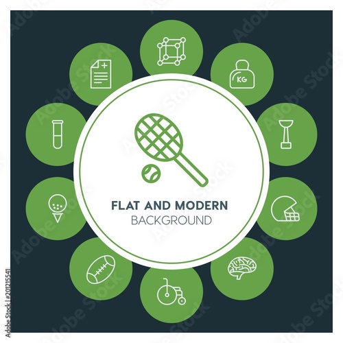 health, science, sports Infographic Circle outline Icons Set. Contains such Icons as  business,  website,  elements,  background,  pattern,  illustration and more. ..Fully Editable. Pixel Perfect