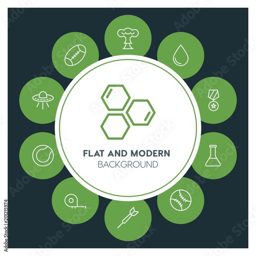 health, science, sports Infographic Circle outline Icons Set. Contains such Icons as  business,  website,  elements,  background,  pattern,  illustration, ufo and more. ..Fully Editable. Pixel Perfect