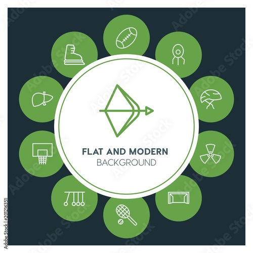 health, science, sports Infographic Circle outline Icons Set. Contains such Icons as  business,  website,  elements,  background,  pattern,  illustration, bow and more. ..Fully Editable. Pixel Perfect