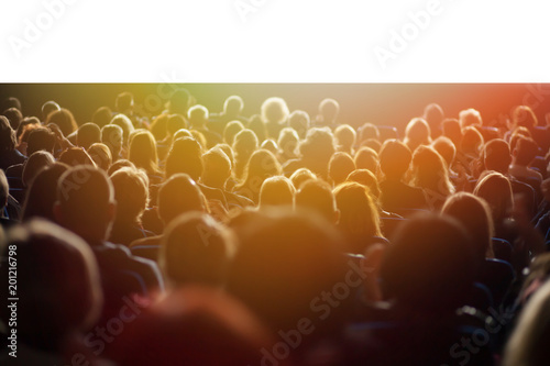 theater audience watching a performance