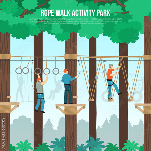 Rope Walk Park Flat Poster