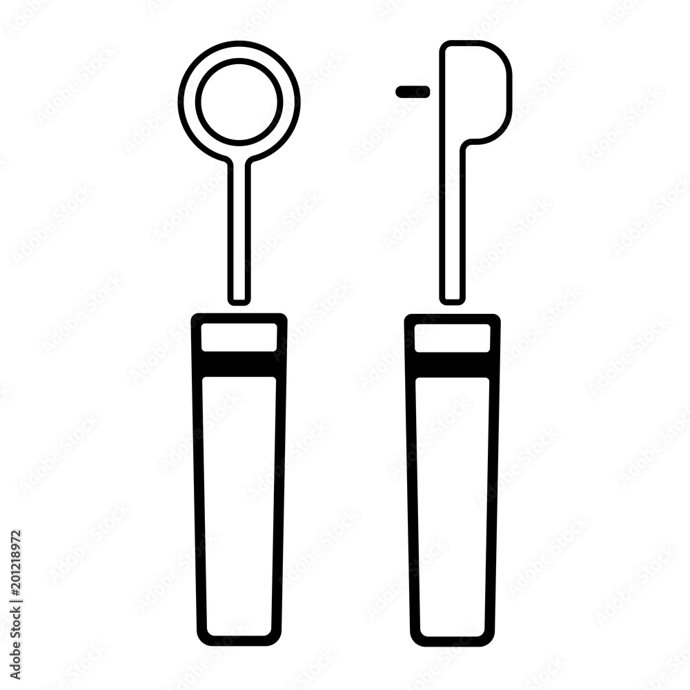 Zahnmedizin Icon - Zahnarztbesteck Zahnmedizin Icon - Zahnarztbesteck