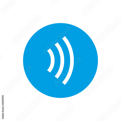 Contactless payment icon. Tap to pay concept - vector sign.