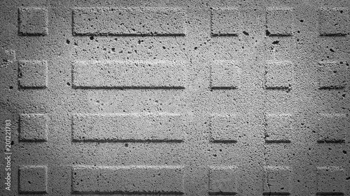 Grunge textures background. Gray old wall background. Cement grunge textures with squares. Vintage background with shadows.