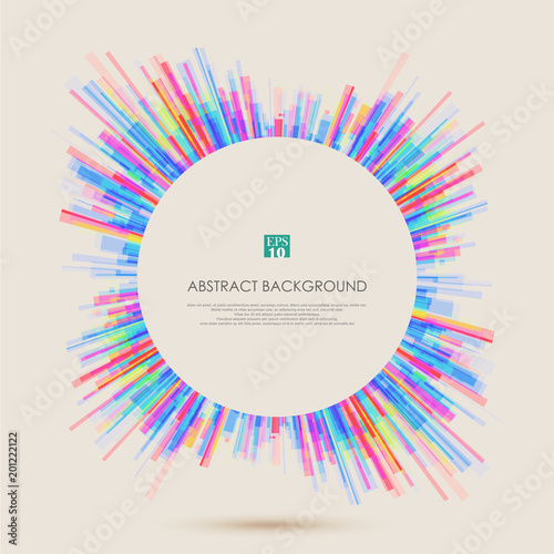 Abstract background with colorful geometric lines pattern for your business presentation. Illustration vector eps10