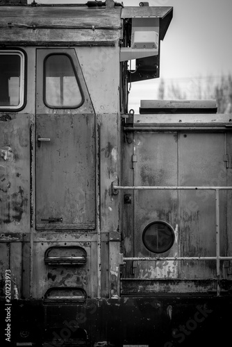 old train - black and white image © UMB-O