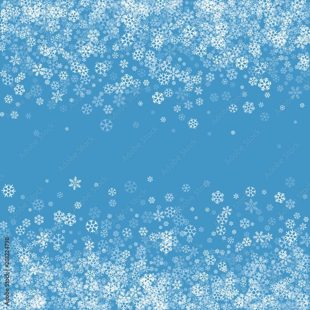 Abstract pattern of falling snowflakes Abstract pattern of falling snowflakes