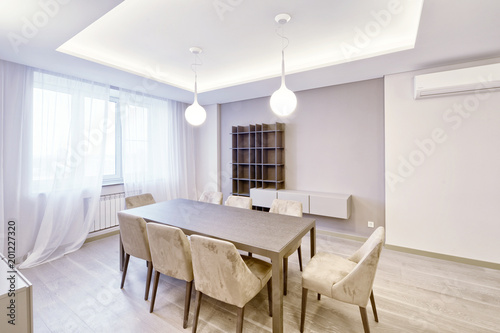 Living room interior in modern house.