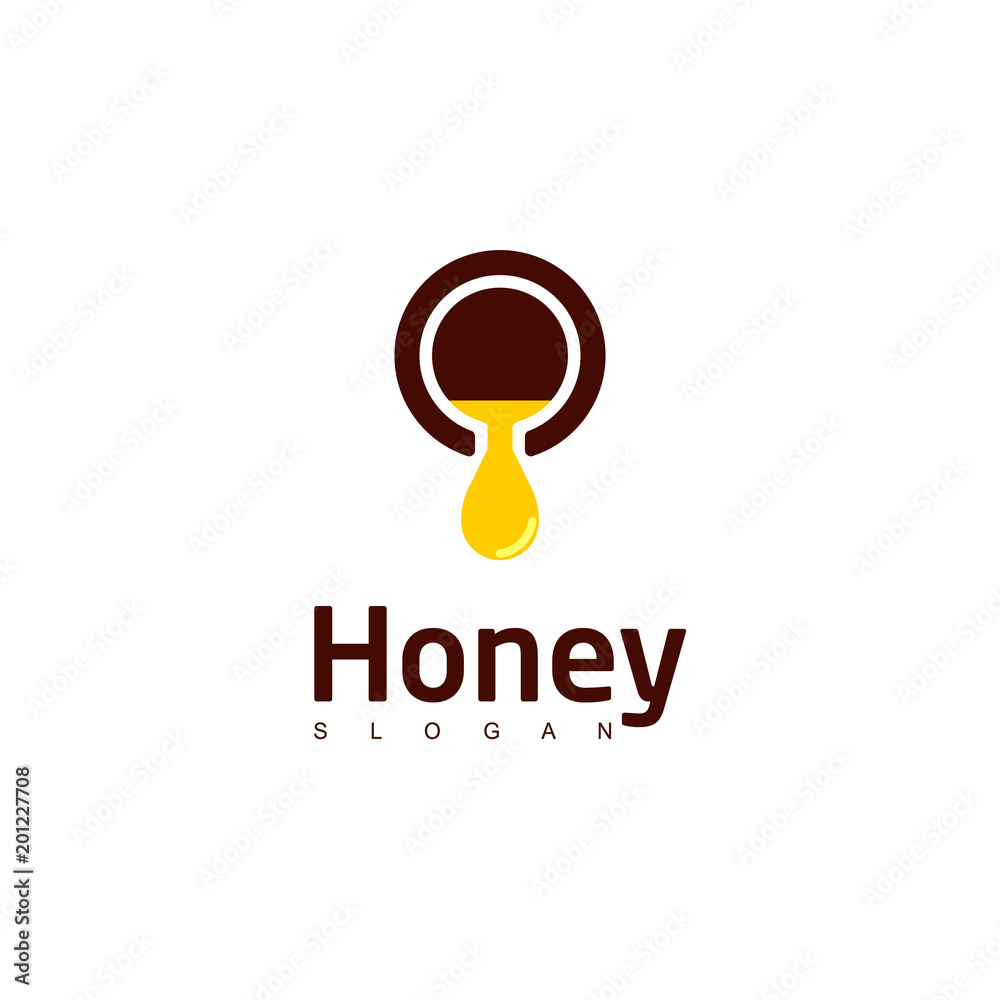 Fototapeta premium Honey Logo template