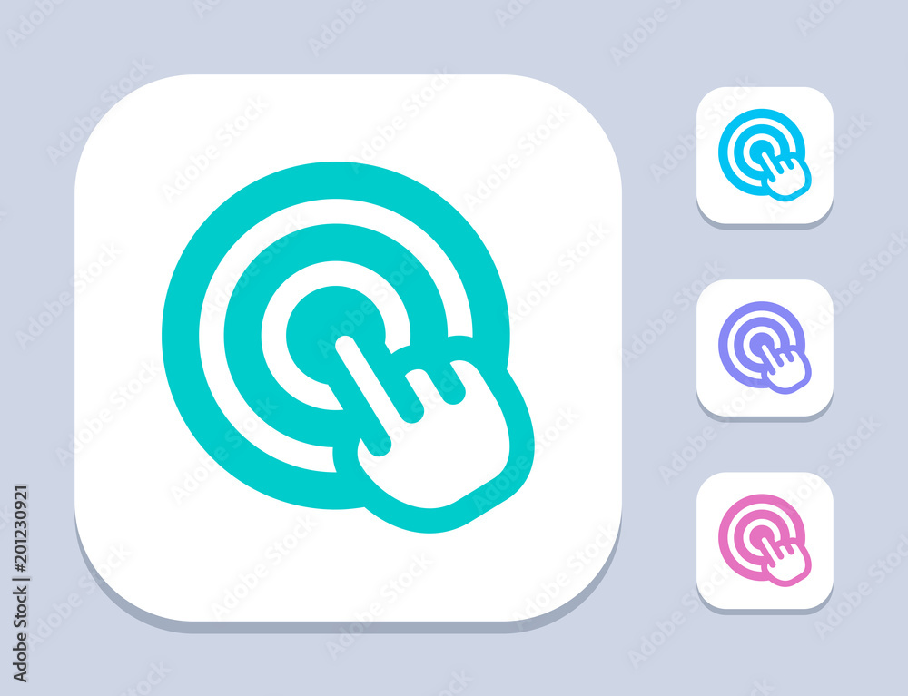 Hand Click - LED Icons. A professional, pixel-perfect icon. Hand Click - LED Icons. A professional, pixel-perfect icon.
