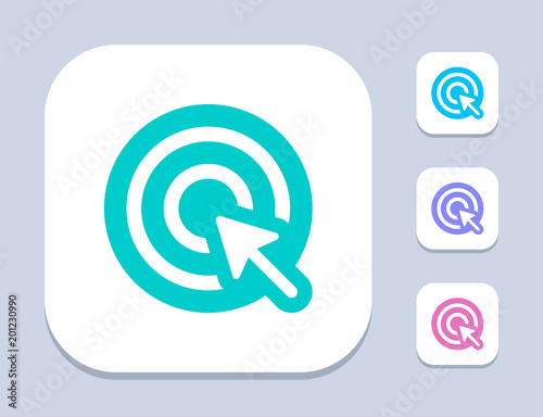 Pointer Click - LED Icons. A professional, pixel-perfect icon.