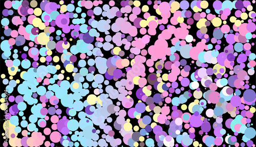 color dot look like fizzy bubble in various size and color abstract background