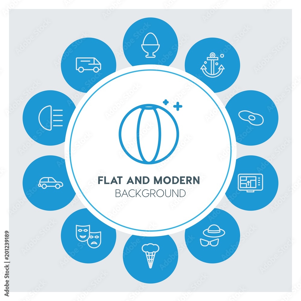 transports, food, drinks, travel Infographic Circle outline Icons Set. Contains such Icons as  business,  website,  elements,  background,  pattern,  banner and more. ..Fully Editable. Pixel Perfect