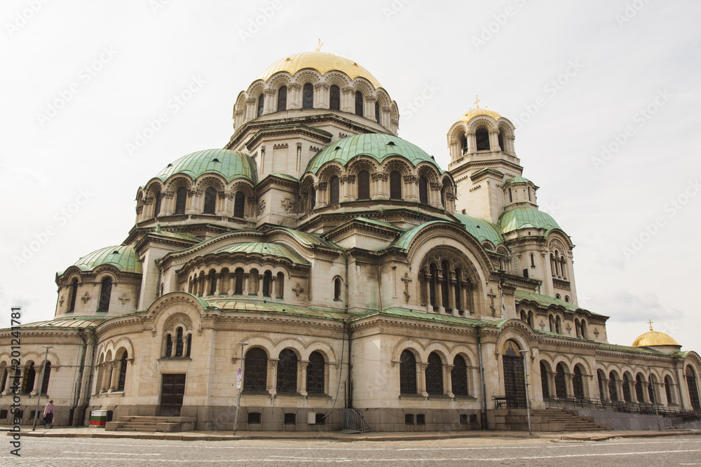 SOFIA, BULGARIA - OCTOBER 06, 2017: orthodox cathedral of Alexan