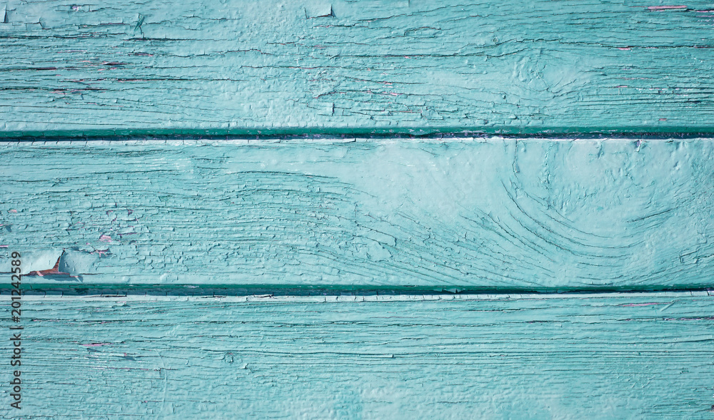 Obraz premium Old painted wood wall - texture or background