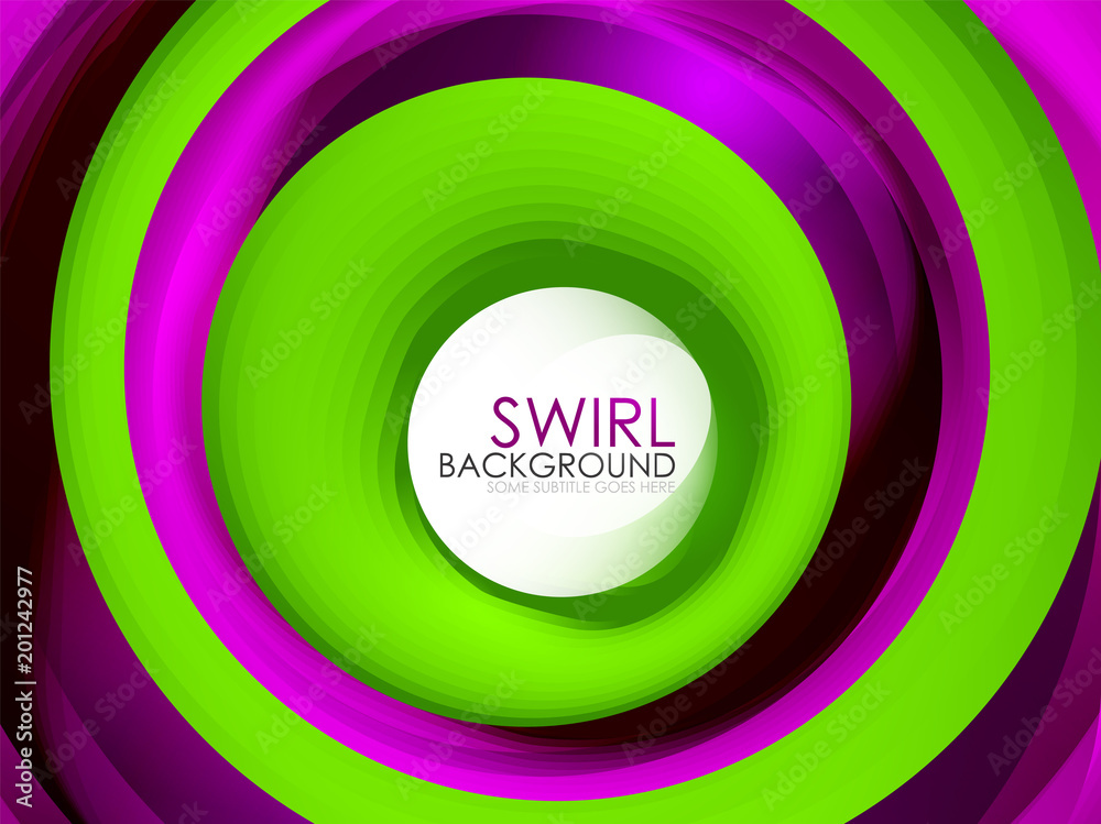Spiral swirl flowing lines 3d vector abstract digital motion background design. Rotating concept Spiral swirl flowing lines 3d vector abstract digital motion background design. Rotating concept
