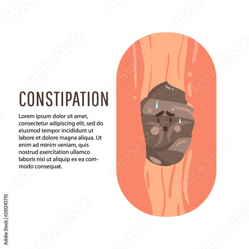 Constipation symptom, Health care and medical.