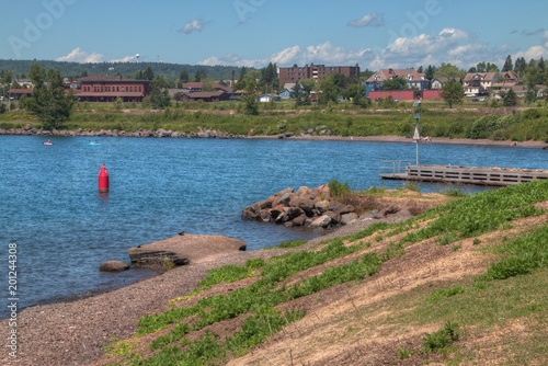 Two Harbors is a community on the North Shore of Lake Superior in Minnesota photo