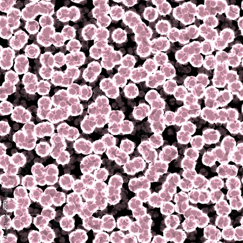 Fototapeta Naklejka Na Ścianę i Meble -  In vitro shot of dangerous bacteries through microscope