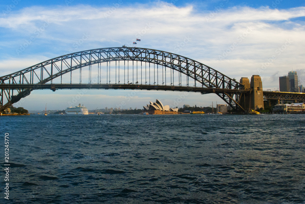 Cityscape with Harbour bridge , Sydney Australia